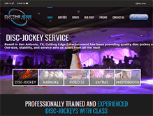 Tablet Screenshot of cuttingedgeentertainment.com